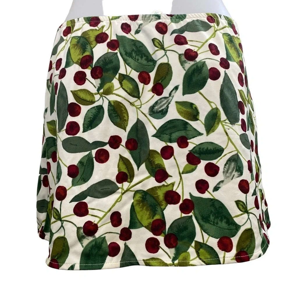 J Crew Cherry Print Mini Skirt